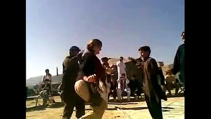 American girl with Taliban