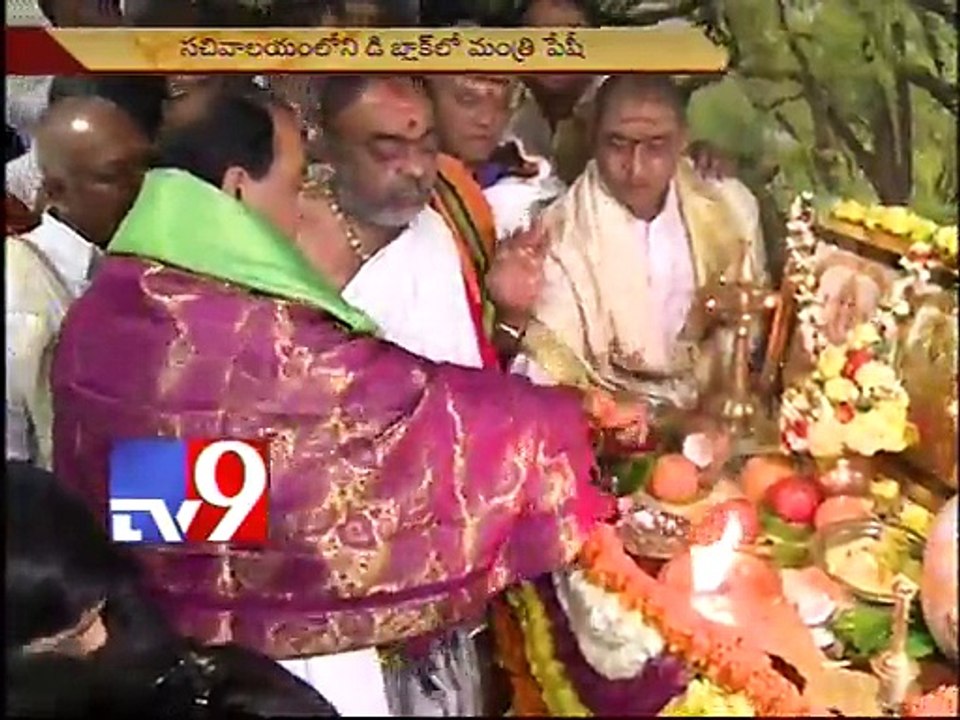 Indrakaran reddy takes charge as Devadayasaka minister