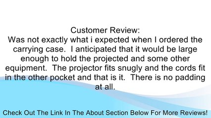 BenQ Carrying Case for Projector Review