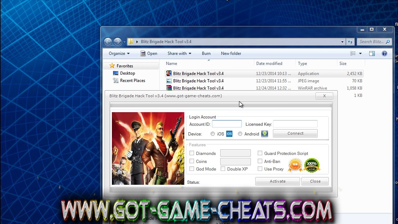 Blitz Brigade Hack Tool Android iOS
