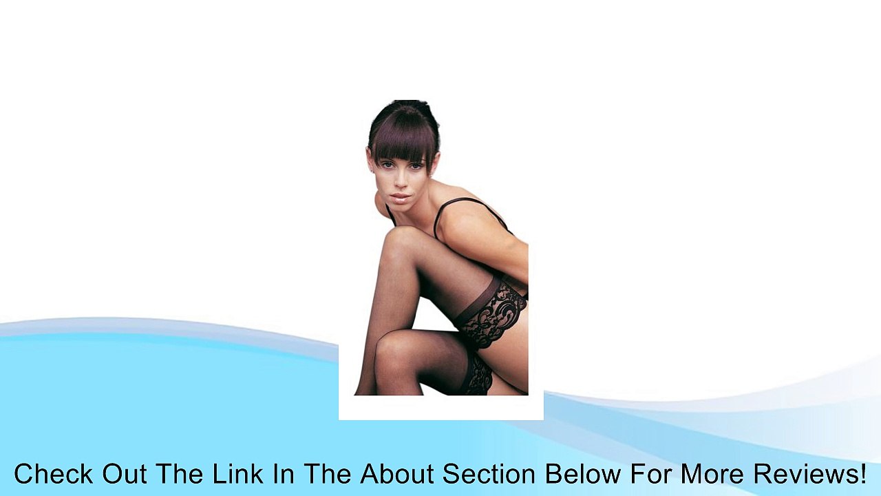 Leg Avenue Stay Up Sheer Thigh Highs with Lace Top-2 Pairs-Black Review