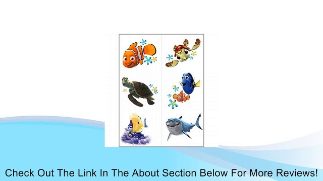 Disney Nemo's Coral Reef Tattoo (2 sheets) Party Accessory Review