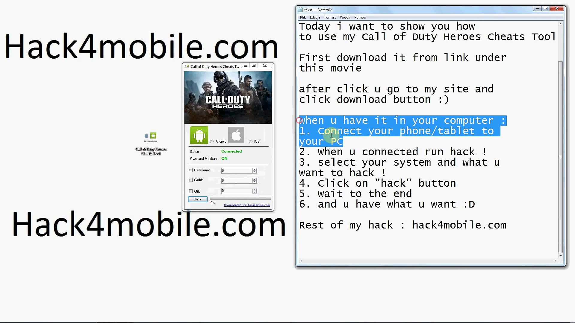 Call of Duty Heroes Hack Cheats Tool (Android & iOS) (new Update) - 