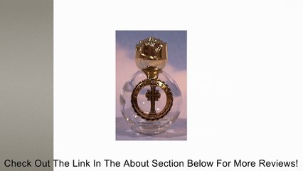 Holy Water Bottle with Gold Details Review