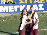 10η Εθνικός Σερρών-ΑΕΛ 2-1 2014-15 Το γκολ της ΑΕΛ (Πινδώνης)