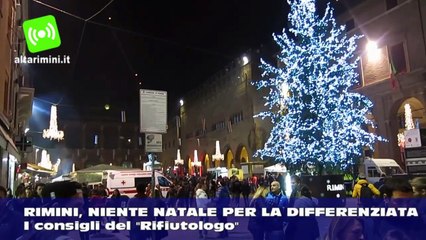 Tải video: Rimini, Natale, niente feste per la raccolta differenziata, i consigli del Rifiutologo