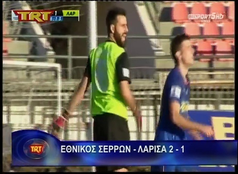 10η Εθνικός Σερρών-ΑΕΛ 2-1 TRT 2014-15