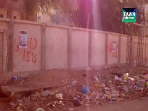 ISIS Wall Chalking Seen in Larkana Pakistan
