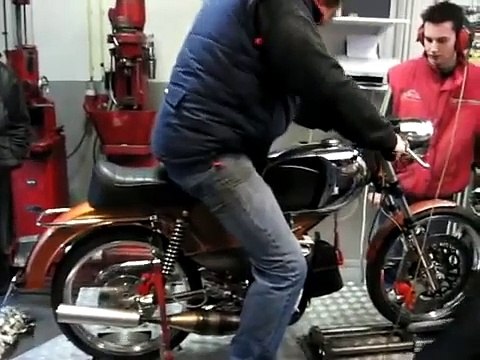 Nick Kreidler RS 50cc zuigergestuurd 9,7 Pk testbank S&S 2007