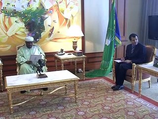 Audience accordée par le Président à un émissaire équato-guinéen