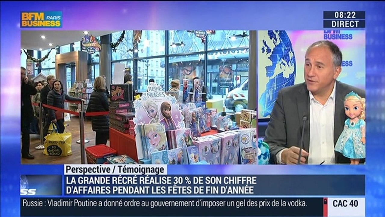 La Grande Récré: "La semaine entre Noël et le Jour de l'an est importante pour le commerce de jouets": Franck Mathais - 26/12