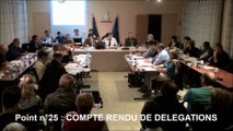 Séance du 18 octobre 2013 - Comptes-rendus de délégations