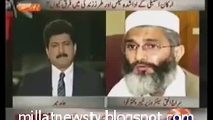 حامد میر-سراج الحق سے آپ ٹیکس ادا نہیں کرتے ، کیوں؟