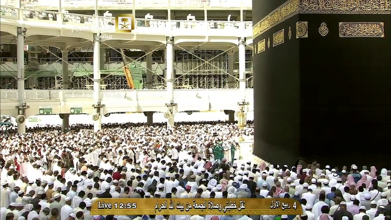 صلاة الجمعة من المسجد الحرام 4-3-1436 الشيخ أسامة خياط
