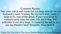 Pittsburgh Steelers NFL Team Colors Oven Mitt and Pot Holder Set Review