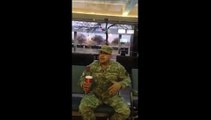 Rage Inducing Moron Caught Pretending To Be In the Military