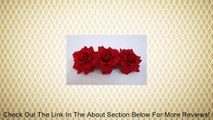 Red Rose Flower Barrette Hair Clip Review