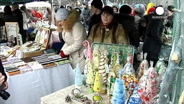 Ostukraine: Ein bisschen Feierstimmung, aber wenig Hoffnung auf Frieden