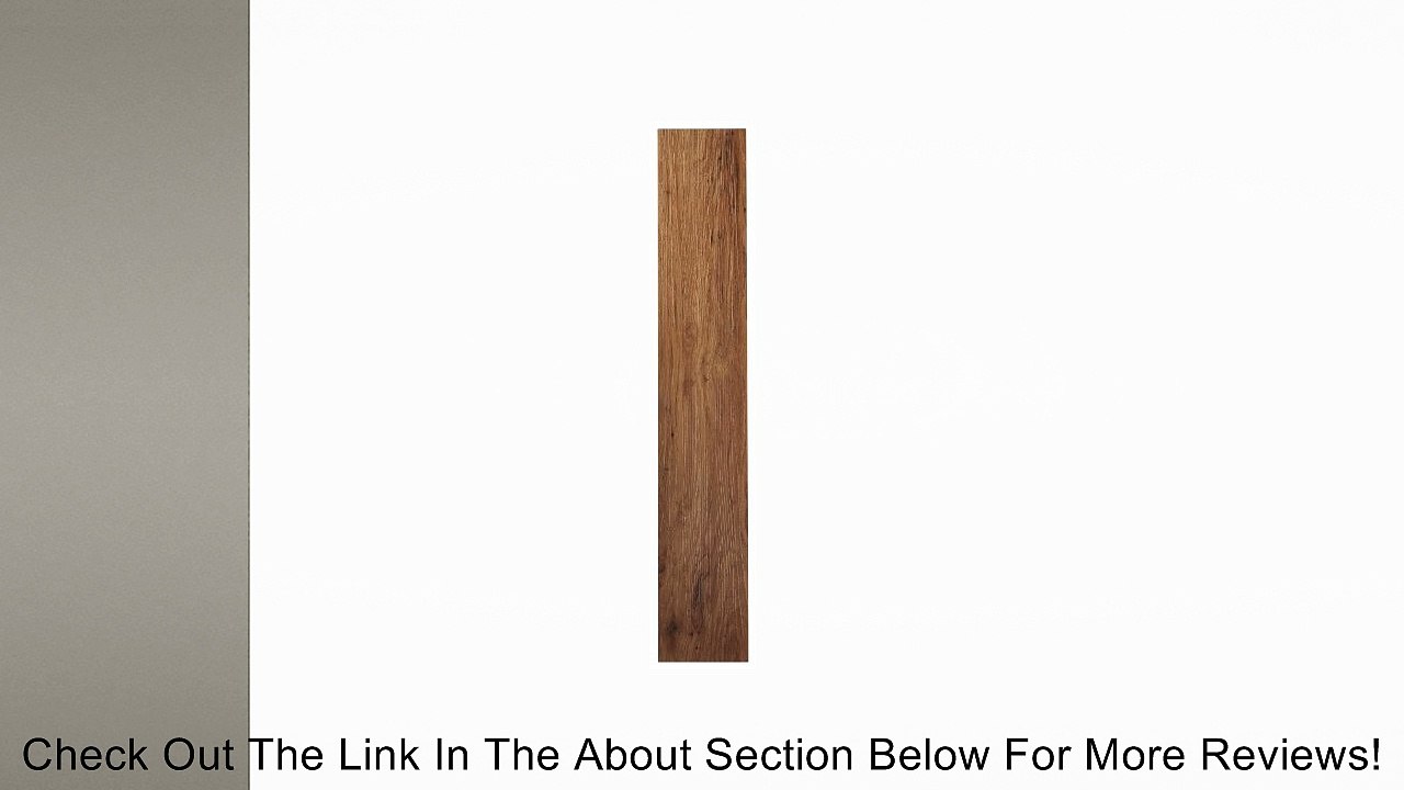 Achim Home Furnishings VFP2.0MO10 3-Foot by 6-Inch Tivoli II Vinyl Floor Planks, Medium Oak, 10-Pack Review