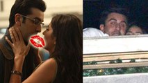 Ranbir & Katrina CAUGHT 'KISSING' In PK Success Bash