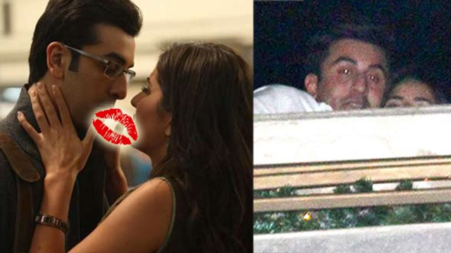 Ranbir & Katrina CAUGHT 'KISSING' In PK Success Bash