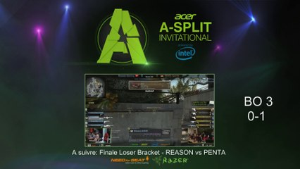 TakeTV Invitational - Finale LB  - Penta Sports vs Reason Gaming - Overpass - 2ème map