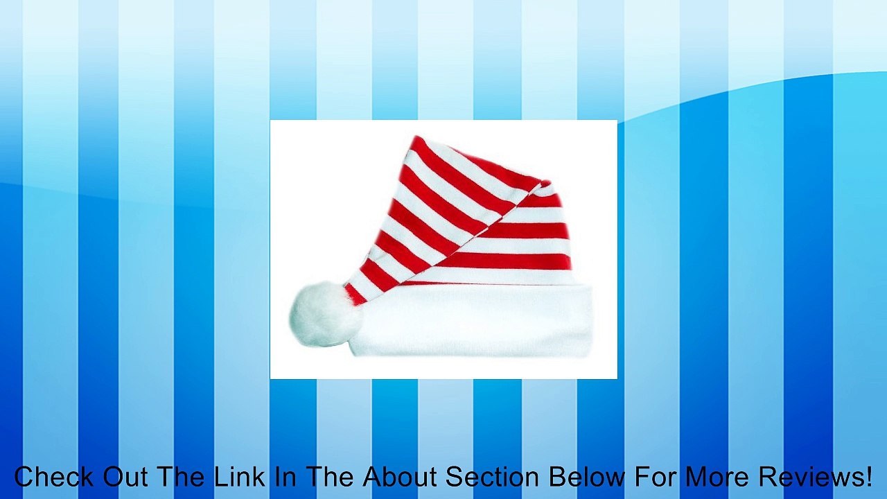 Red and White Striped Santa Baby Hat Review