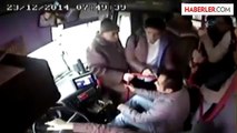Halk Otobüsünde Liseli Kıza Taciz İddiası Kamerada