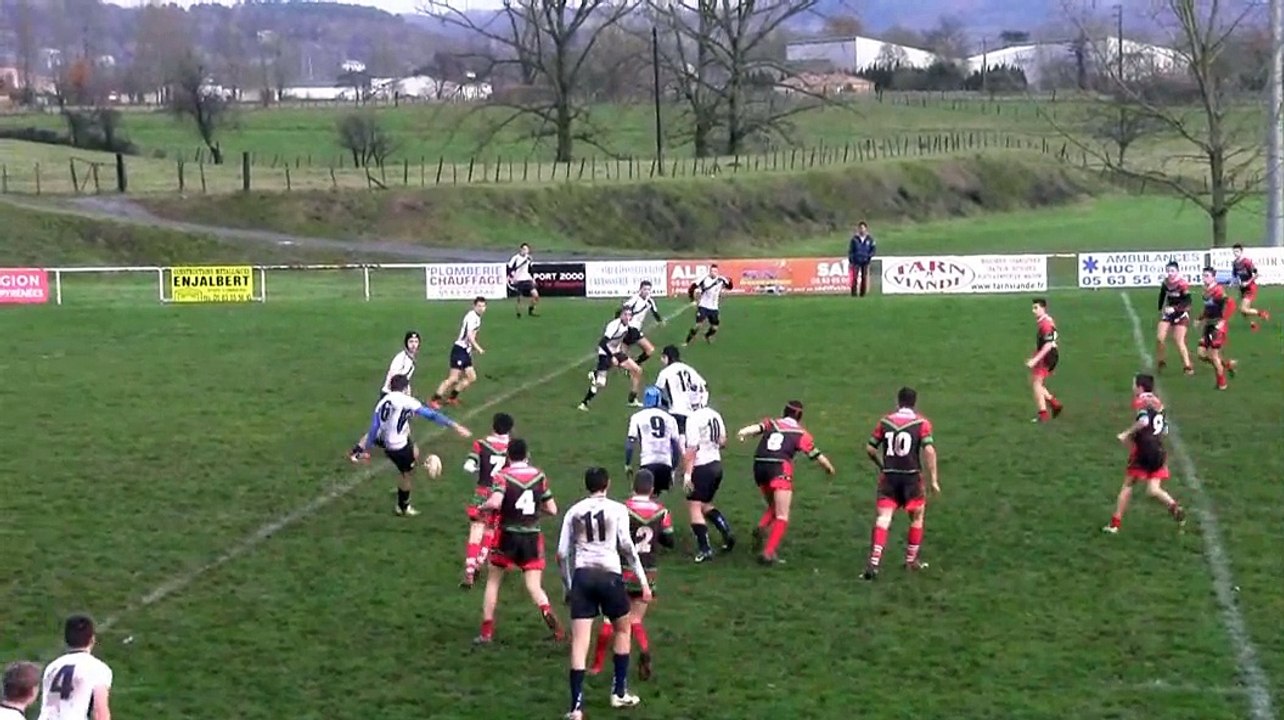 Cadets TO XIII 20 decembre 2014 vs villefranche d' albi