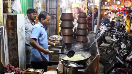 street food - Chicken fried rice preparation for 30 people - Indian street food_(new)