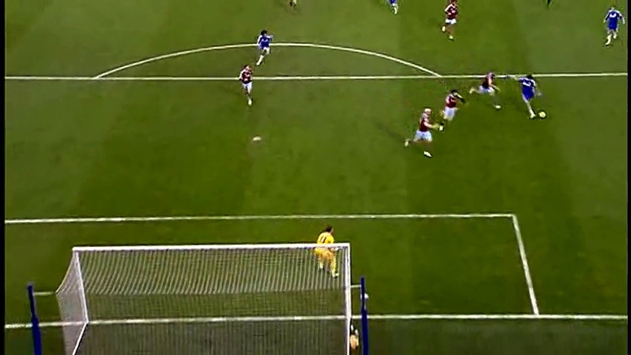 Goal Diego Costa - Chelsea 2-0 West Ham - 26-12-2014