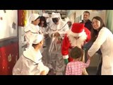 Napoli - Natale, Maratona dei Pulcinella in Pediatria (24.12.14)