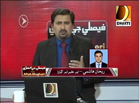 Faisley Ji Ghari with Aftab Mugheri 25-12-2014 On Dharti TV