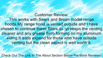 Kenmore Clean-Cooking Range Hood Filter 50185 Review