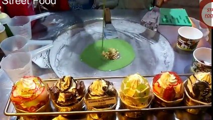 street food - Frozen Ice Cream in Chiang Mai Street Food_(new)