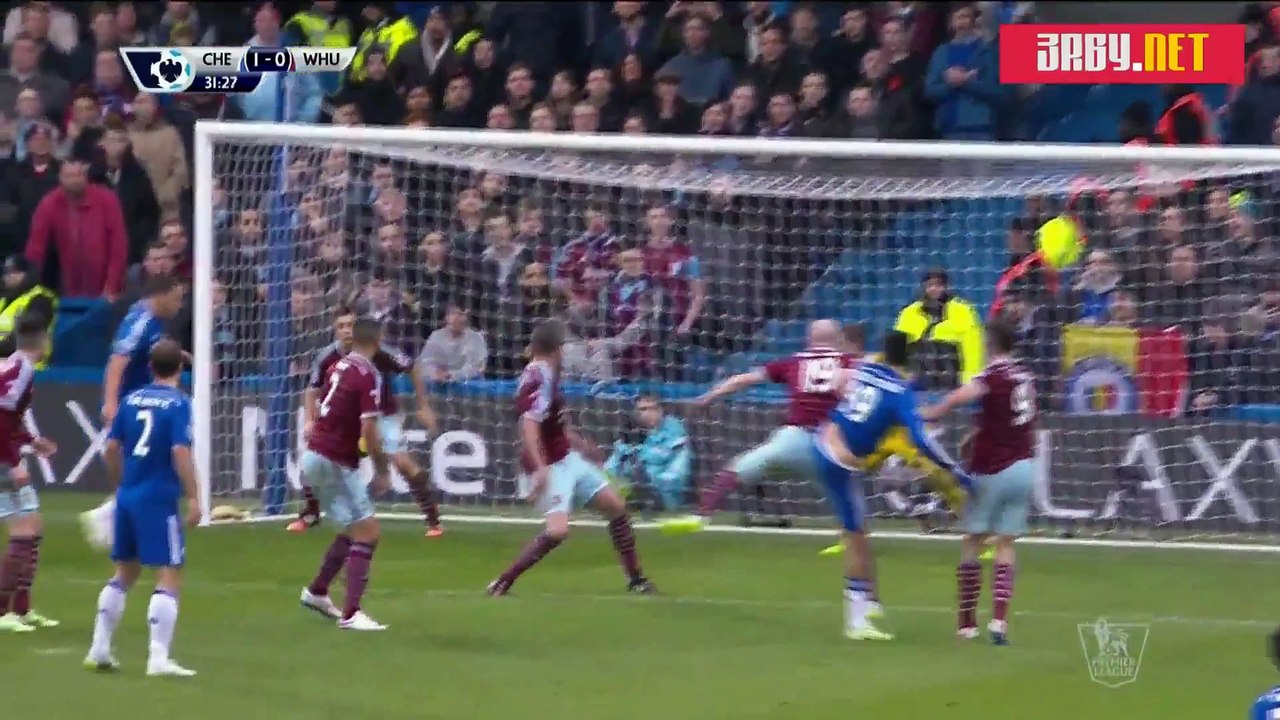 اهداف تشيلسي 2 - 0 ويست هام - شبكة مصارعة العرب