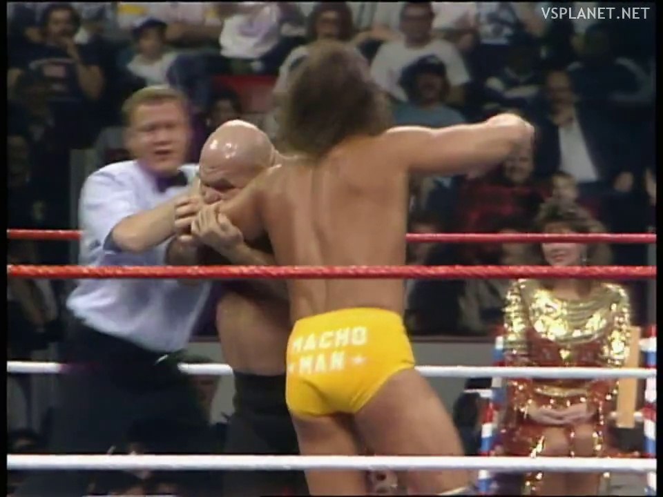 Randy Savage vs George Steele, Saturday Night's Main Event X