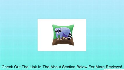 Olive Kids Camping Trip Polyester Square Pillow, 16/16-Inch, Multi Review