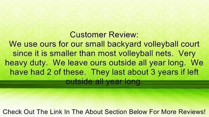 Pickle Ball Heavy Duty Brown Outdoor Net Review