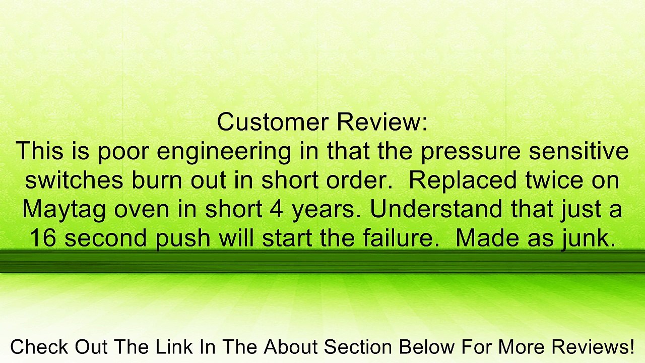 Whirlpool Part Number 5765M440-60: PANL-CNTRL Review