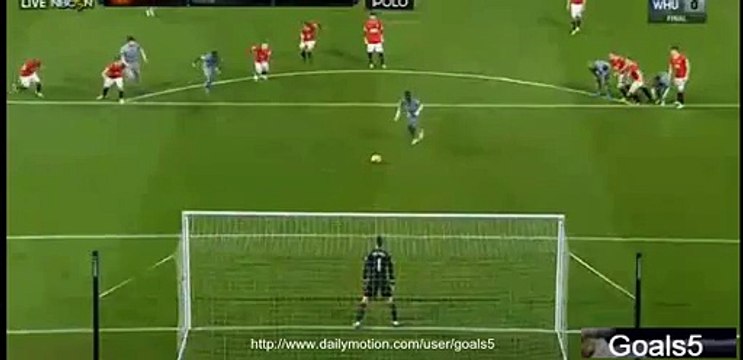 P Cisse Goal Manchester United vs Newcastle 3-1 Premier League 26-12-2014
