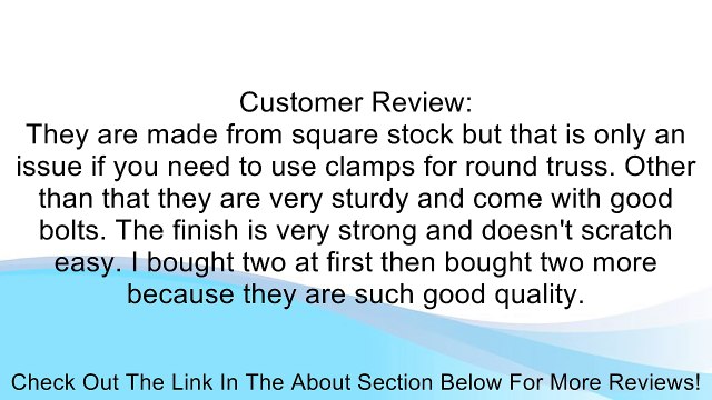 Effects Lighting T-Bar for 1 3/8 (35mm) Speaker Stands Review