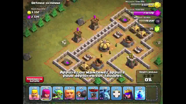(Campagne solo) Maps 25 30 Sauron défie les goblins Clash Of Clans