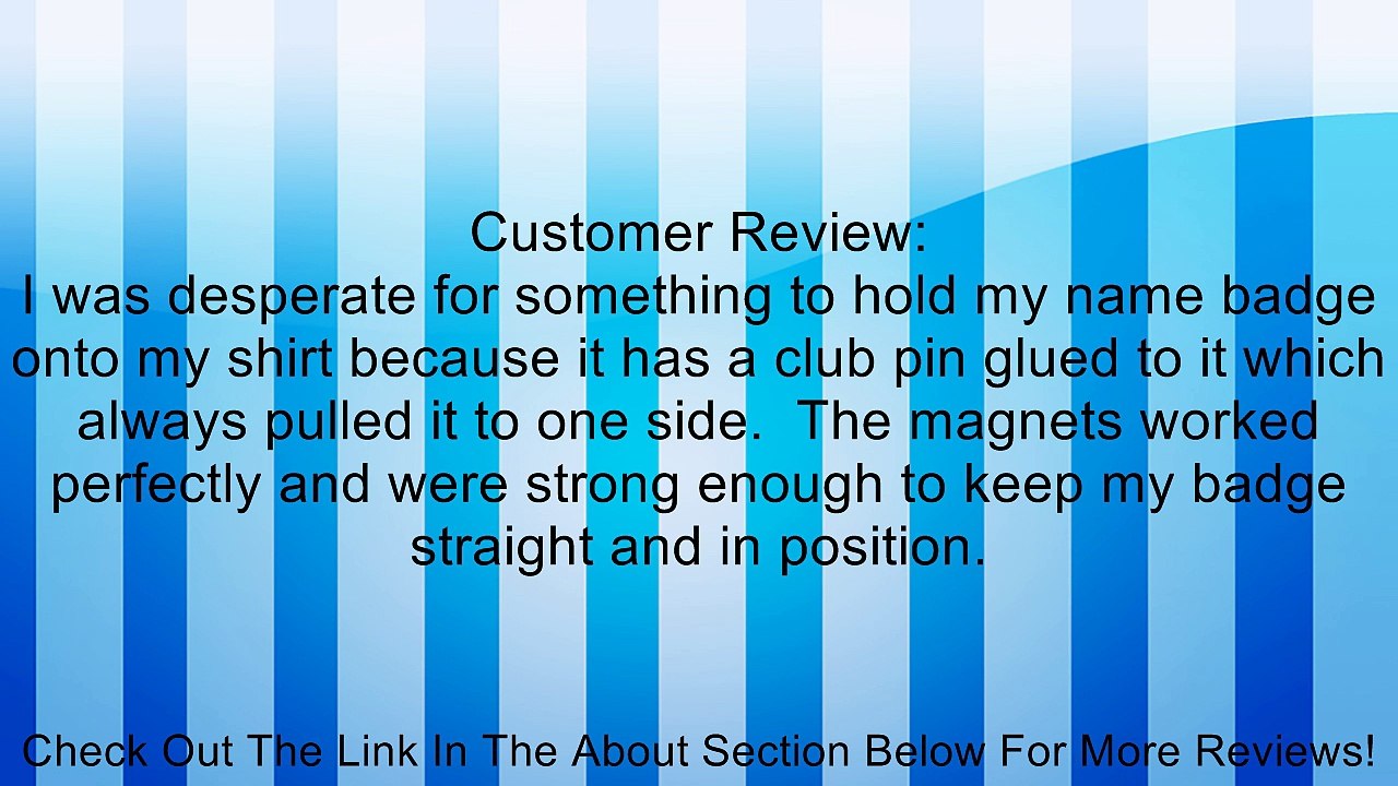Set of 10 - CMS Magnetics� Name Badge Magnets for Name Tags 3Mag-1 Review