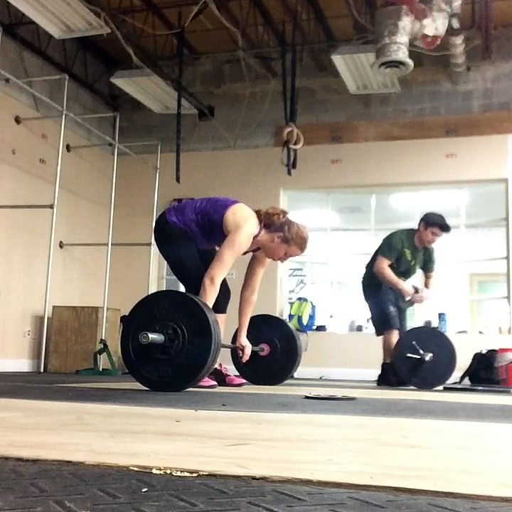 130# clean and jerk 85%