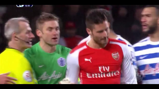 Olivier Giroud expulsé pour un coup de tête sur Nedum Onuoha