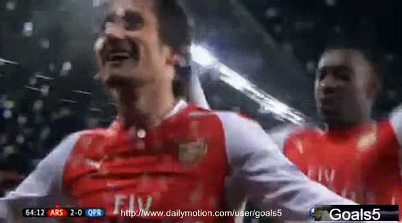 Tomas Rosicky Goal Arsenal vs QPR 2-0 Premier League 26-12-2014