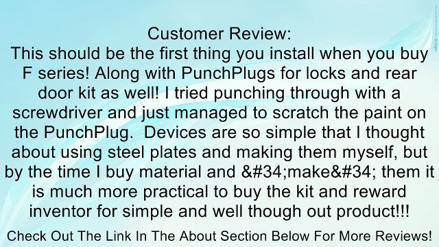 Jimmi Jammer In-Door Lock Protection FRONT SUPER DUTY 99+ / EXCURSION 00-05 Lock Cylinders On Both Front Doors Review