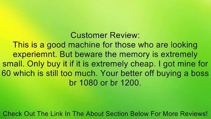 Boss Br-532 Digital Studio Review