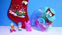 Pocoyo Christmas Play Doh Set Play-Doh Candy Jar Pocoyó en Navidad Pato Elly Покојо Let's Go Pocoyo